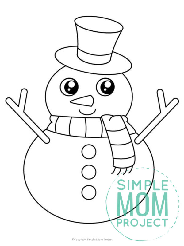 Winter Printable Templates Simple Mom Project Store