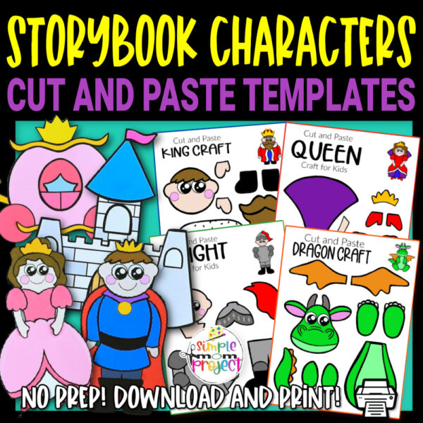 Looking for the best storybook character crafts for your kids? These easy, full colored and blank character crafts have fun cut and paste templates to keep toddlers, preschoolers or even big kids amused for hours. Including our popular princess, horse, castle carriage and many more these are sure to be a big hit with your kids for fun craft activities or even homeschooling lessons. Click here to grab these awesome full colored and blank storybook character craft templates today.