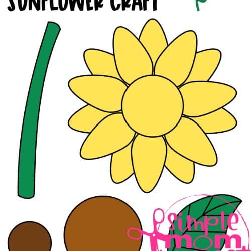 Are you looking for easy colored printable paper flower crafts to do with your preschool or kindergarten class this spring? These simple flower crafts are great for a wall art activity or grab some construction paper and make handmade flower cards! Your kids can even glue them on to popsicle sticks for a fun spring time decoration. These full colored flower templates make for a simple and easy summer project too! Grab your pre-colored flower craft bundle set today!