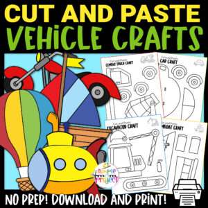 Are you looking for a black and white printable template for your kids? These basic black and white printable vehicle crafts are perfect for kids of all ages, from toddlers to preschoolers and kindergarteners. Use the black and white printable vehicles templates when teaching your kids the different modes of transportations and colors. Grab your own copy now!