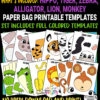 Are you looking for printable zoo animal puppets? These easy, full colored zoo animals are perfect for kids of any age, but especially preschool, toddler, and kindergarten students! From a zebra to a monkey, these hand puppet zoo animals will surely make your kids smile!