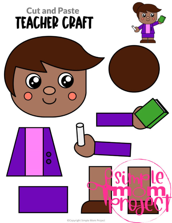 10 Full Colored Community Helper Craft Templates – Simple Mom Project Store