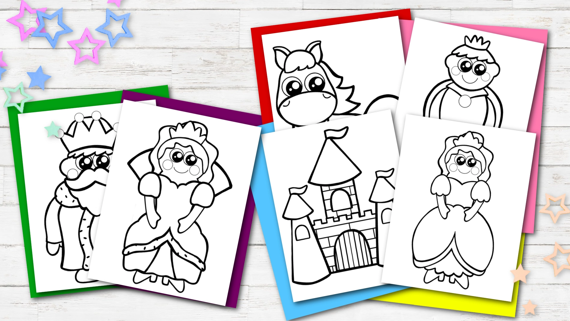 royalty storytime coloring book for kids, preschoolers and kindergartners sales image 3