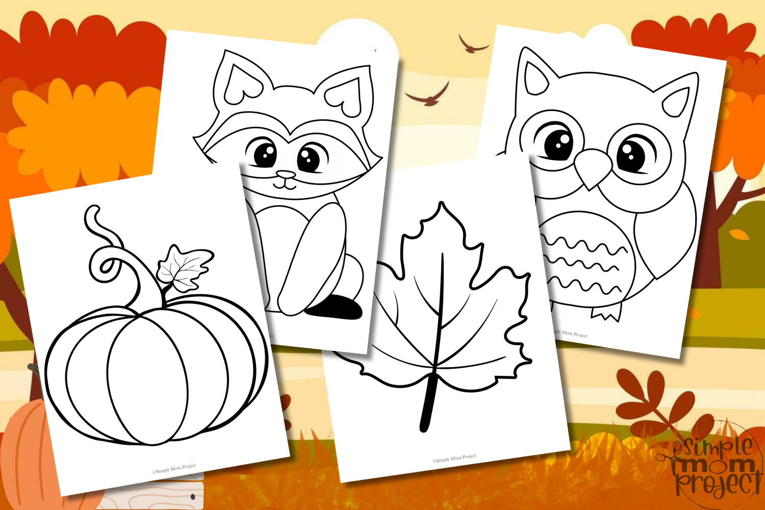 Are you on the hunt for super easy fall coloring pages to jazz up your preschool or kindergarten class? Snag these delightful, printable autumn-themed templates perfect for decorating, crafting, and getting little hands busy! Whether you're splashing on watercolors or showing off your calligraphy skills, these simple designs—think cozy leaves and a cheerful pumpkin—are ready to be transformed into a whimsical fall banner or a fun activity for your kiddos. Just click and download your bundle of fall fun today!