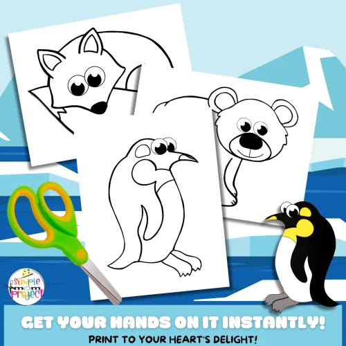Are you looking for a fun way to teach your kids about arctic animals? What better way to bring fun to homeschooling than with the help of these simple Arctic Animal template coloring pages. Use our cute Baby Harp Seal, wily Arctic Fox or Proud Emperor Penguin to learn the alphabet and create fun coloring pages. They’re ideal for toddlers, preschoolers or kindergartners who love art projects, so click here and get your printable Arctic Animal coloring templates today!