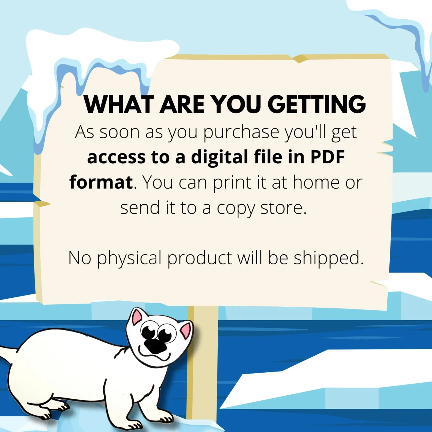 Are you looking for a fun way to teach your kids about arctic animals? What better way to bring fun to homeschooling than with the help of these simple Arctic Animal template coloring pages. Use our cute Baby Harp Seal, wily Arctic Fox or Proud Emperor Penguin to learn the alphabet and create fun coloring pages. They’re ideal for toddlers, preschoolers or kindergartners who love art projects, so click here and get your printable Arctic Animal coloring templates today!