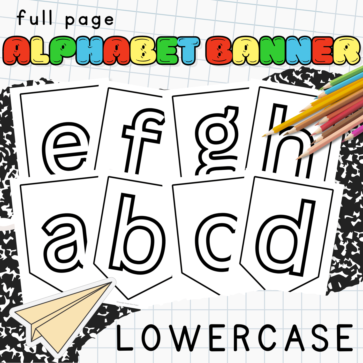 Back to school printable templates displayed in classroom centers and bulletin board activities