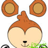 Printable Zoo Animal Monkey Paper Bag Puppet Craft for Kids, preschoolers, toddlers and kindergartners 3