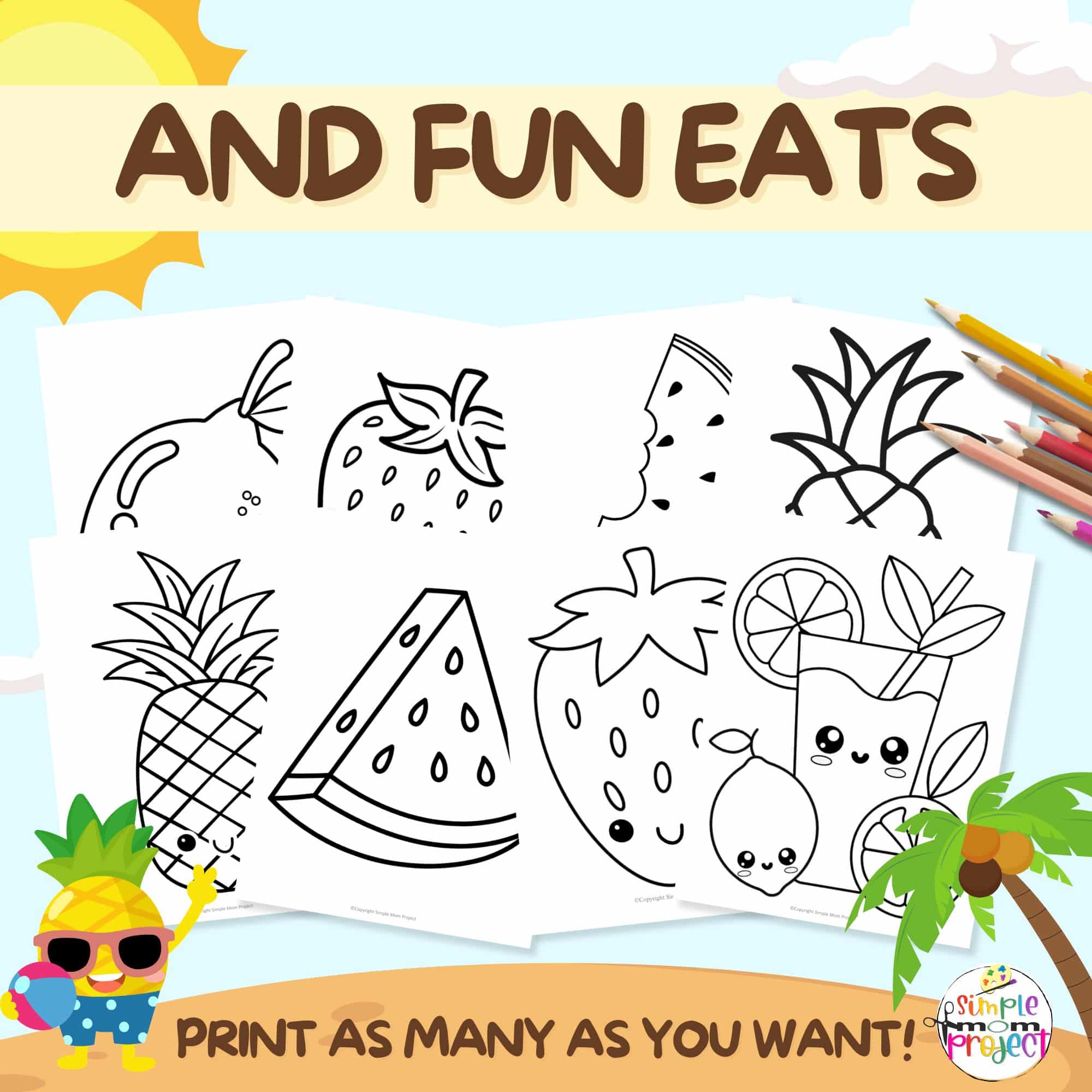 Summer Printable Templates for Kids (100+ Easy Activities) - Image 6