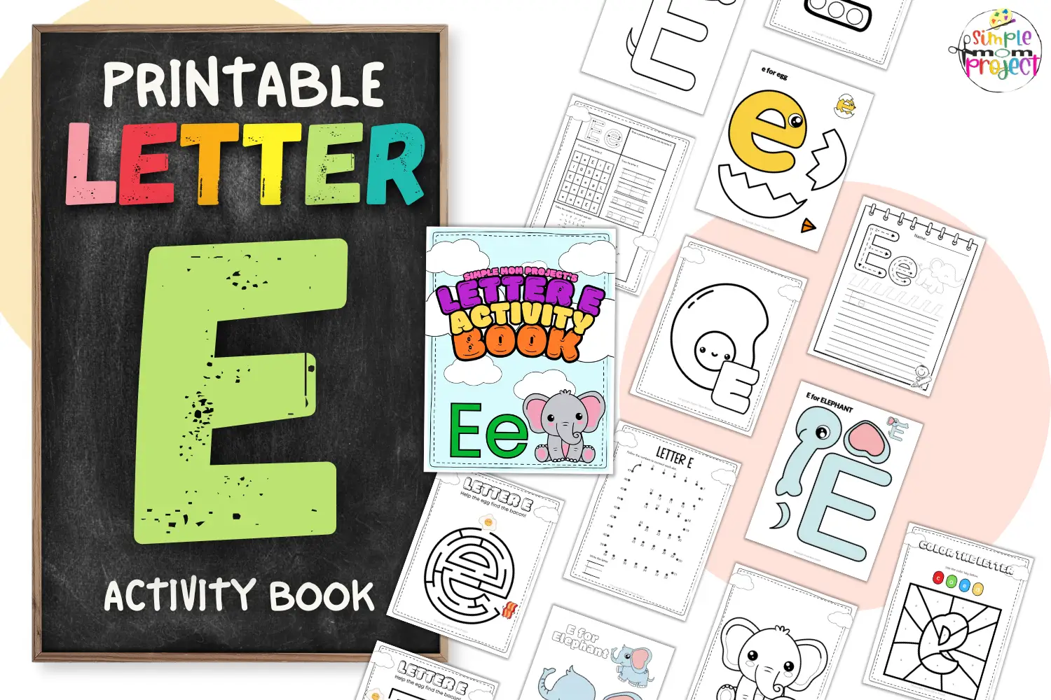 Keep restless kids engaged with printable letter E craft templates featuring elephants in color and black & white. These activities are fantastic for developing fine motor skills while also teaching the "E" sound and words that start with it. Be sure to share these templates with enthusiasts of elephant and egg!
