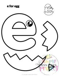 Keep restless kids engaged with printable letter E craft templates featuring elephants in color and black & white. These activities are fantastic for developing fine motor skills while also teaching the "E" sound and words that start with it. Be sure to share these templates with enthusiasts of elephant and egg!