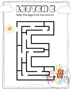 Keep restless kids engaged with printable letter E craft templates featuring elephants in color and black & white. These activities are fantastic for developing fine motor skills while also teaching the "E" sound and words that start with it. Be sure to share these templates with enthusiasts of elephant and egg!