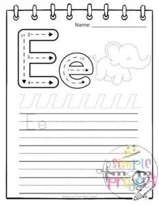 Keep restless kids engaged with printable letter E craft templates featuring elephants in color and black & white. These activities are fantastic for developing fine motor skills while also teaching the "E" sound and words that start with it. Be sure to share these templates with enthusiasts of elephant and egg!