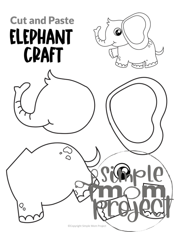 Letter E Craft Printable Bundle for Kids, Preschoolers, toddlers, kindergartners 1