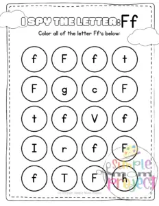 With the letter F pack, children can immerse themselves in the alphabet, beginning their exploration of sounds, writing, and both uppercase and lowercase letter F. This printable letter f activity book presents a fantastic opportunity for young ones to enhance their motor skills, improve their concentration, and express their creativity. But wait, who says only the kids can enjoy it? These creative letter F printables are a delightful way for the entire family to have fun together!