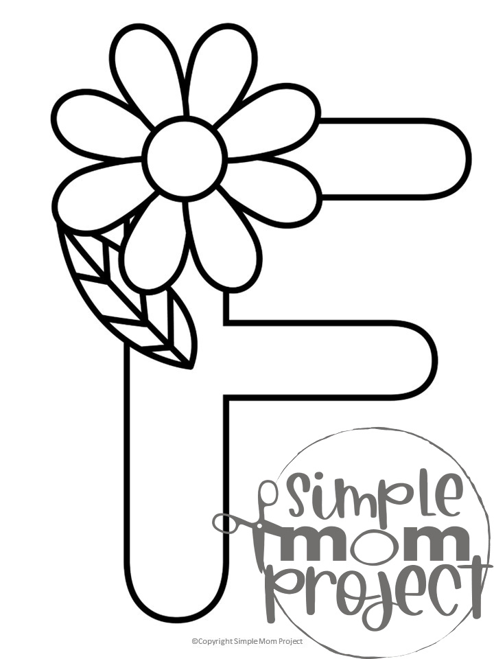 Letter F Craft Printable Bundle for Kids, Preschoolers, toddlers, kindergartners 1