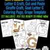 Download and purchase this fun printable letter G craft bundle today. This bundle includes letter G for goat craft, letter G coloring page, giraffe cut and paste and grape template that’s perfect to use when teaching your preschoolers the G sound. Our letter G printable crafts are perfect to share to your family and friends. Be sure to print your copy now!