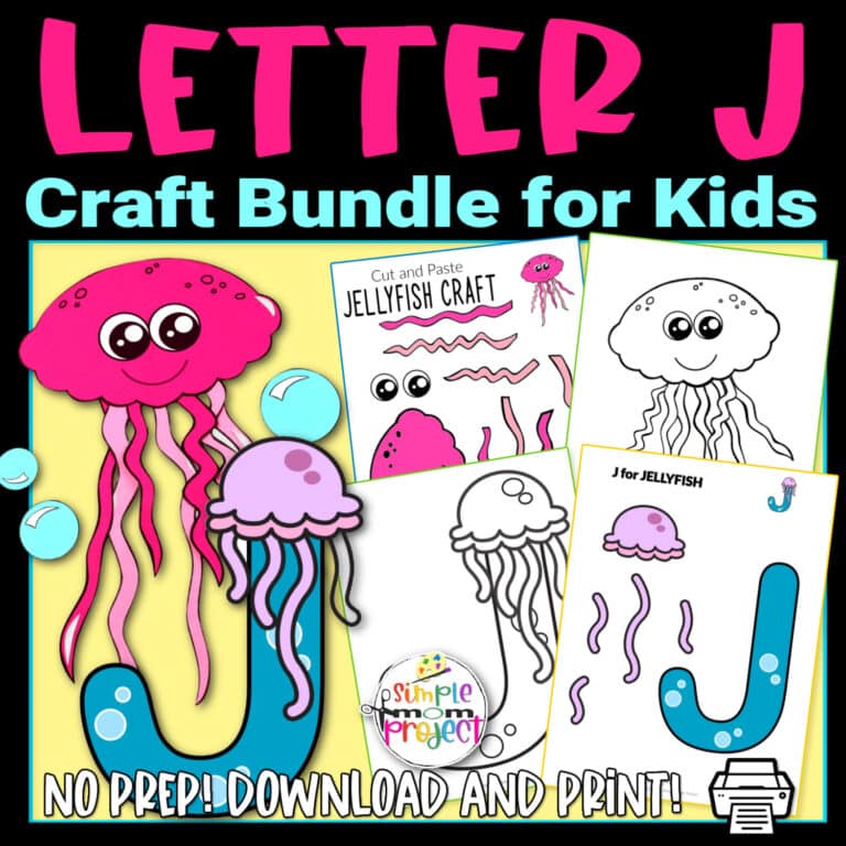 Fun Letter J Craft Bundle - Simple Mom Project Store