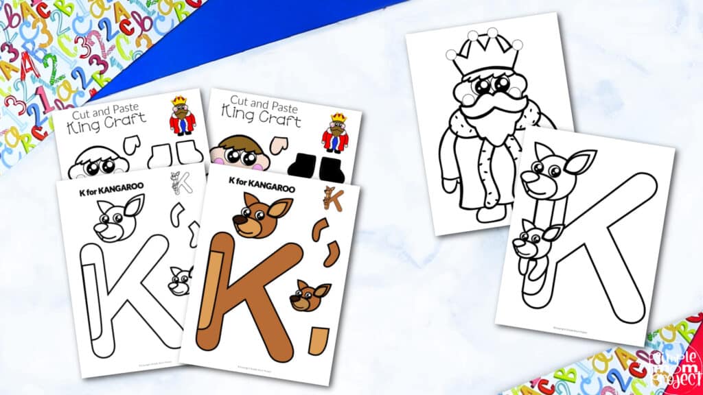 Easy and Fun Letter K Craft Printable Bundle Learning Activity for Kids ...