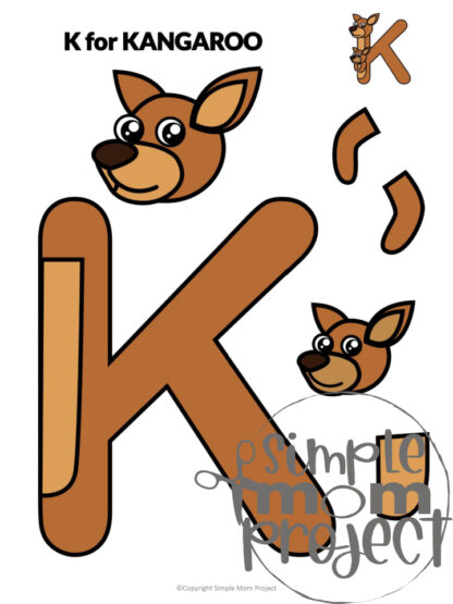Let your kids use their creativity with our fun printable letter K craft bundle. Teach your students the K sound using our letter K for kangaroo crafts, king cut and paste crafts and letter K coloring page. It’s a fun and easy activity for kids that requires only a few supplies. Kids will love coloring, designing and making their own letter K template stand out. Click now to purchase your letter K craft bundle today!