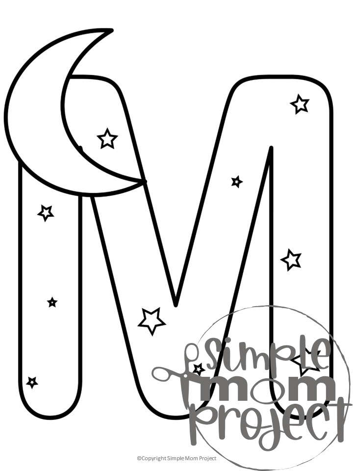 Letter M Craft Printable Bundle for Kids, Preschoolers, toddlers, kindergartners 2