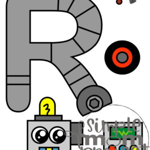 Grab our fun, low prep printable letter R craft bundle for your kids. Teach your preschooler the R sound with our letter R for robot craft, cut and paste rabbit craft and a lovely rainbow template. These printable letter R templates are super easy for kids to color, cut and glue. Be sure to purchase your copy today!