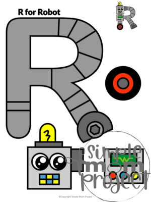 Grab our fun, low prep printable letter R craft bundle for your kids. Teach your preschooler the R sound with our letter R for robot craft, cut and paste rabbit craft and a lovely rainbow template. These printable letter R templates are super easy for kids to color, cut and glue. Be sure to purchase your copy today!