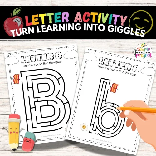 Kids love crafting and transforming their creations into playtime companions! With printable letter B craft templates, you can create fun projects like cut and paste and letter b coloring pages for imaginative play. These activities are great for developing fine motor skills and learning the "B" sound and words starting with it. Share these templates with bug or butterfly enthusiasts!
