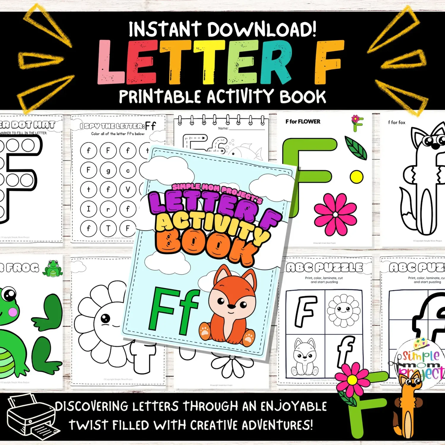 With the letter F pack, children can immerse themselves in the alphabet, beginning their exploration of sounds, writing, and both uppercase and lowercase letter F. This printable letter f activity book presents a fantastic opportunity for young ones to enhance their motor skills, improve their concentration, and express their creativity. But wait, who says only the kids can enjoy it? These creative letter F printables are a delightful way for the entire family to have fun together!