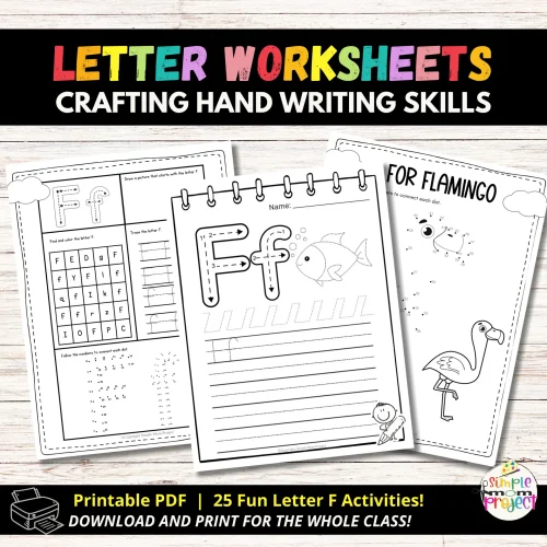 With the letter F pack, children can immerse themselves in the alphabet, beginning their exploration of sounds, writing, and both uppercase and lowercase letter F. This printable letter f activity book presents a fantastic opportunity for young ones to enhance their motor skills, improve their concentration, and express their creativity. But wait, who says only the kids can enjoy it? These creative letter F printables are a delightful way for the entire family to have fun together!