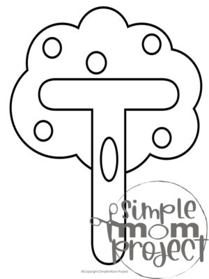 Easy Fun Letter T Craft Printable Bundle Learning Activity for Kids ...