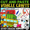 Looking for the best vehicle crafts for your kids? These easy, no prep vehicle crafts have fun cut and paste templates to keep your toddlers, preschoolers or even grown-up kids amused for hours. Including our popular police car, train, airplane and many more of these are sure to be a big hit with your kids for fun craft activities or even homeschooling lessons. Click here to grab these awesome ultimate bundle vehicle craft templates today.