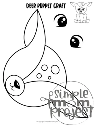 Looking for an easy printable deer template to make a fun paper bag deer puppet craft for your toddler, preschool or kindergarten kids. This cute deer hand puppet is perfect to use in your woodland animal puppet show or learning the letter D. Click now to purchase your own printable deer template today!