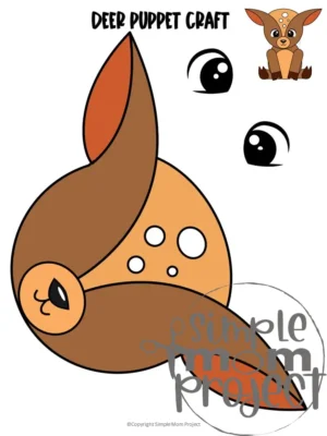 Looking for an easy printable deer template to make a fun paper bag deer puppet craft for your toddler, preschool or kindergarten kids. This cute deer hand puppet is perfect to use in your woodland animal puppet show or learning the letter D. Click now to purchase your own printable deer template today!
