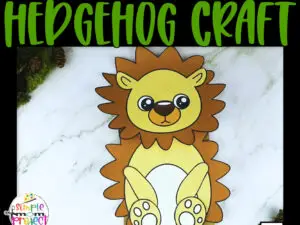 Are you searching for fun preschool activities to teach the letter H? Making these cute, diy hedgehog paper bag puppets are the ideal paper craft projects for toddler, preschool and kindergarten kids. It’s easy to assemble and kids will love making it! Click now to purchase your hedgehog template today!
