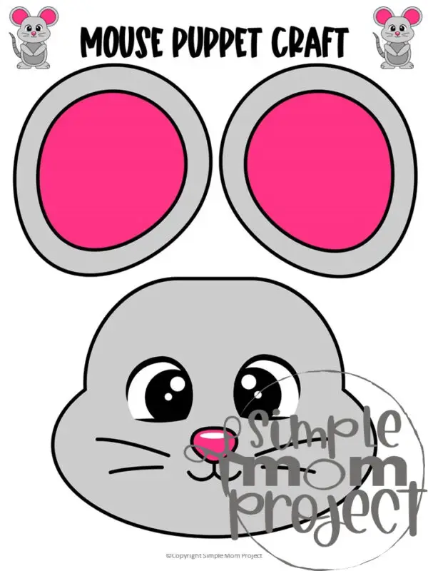 Do your kids love Mickey Mouse and Minnie Mouse? Then they will surely enjoy making this printable mouse shape craft into fun paper bag animal puppets! This mouse hand puppet template is great to use for teaching the letter M. Click now to purchase your mouse puppet printable template today!