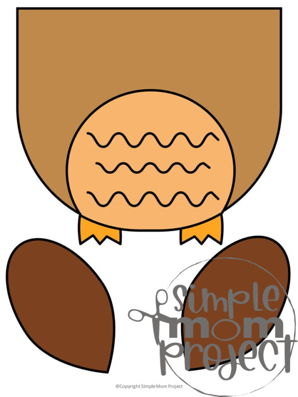 Are you searching for a basic snowy owl template to turn into fun paper bag cartoon owl animal puppets for your kids? This easy printable owl template is perfect for your bird lesson plans, woodland animal puppet shows and owl themed decorations. Click now to purchase your own barn owl template today!