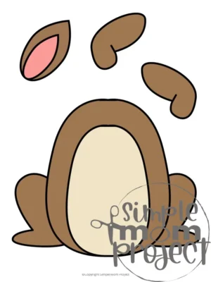 Are you looking for simple printable squirrel paper bag puppet templates for your kids? This printable squirrel hand puppet is so easy to assemble and kids will love using it for a woodland animal puppet show. Click to purchase your own squirrel template and see how this squirrel eats their favorite acorn!