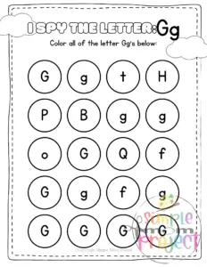 Letter g printable, g worksheets, instant download, g preschool, toddlers, g coloring page, g uppercase, g lowercase, abc kindergarten, letter g phonics, letter g handwriting, letter g tracing, letter g pdf