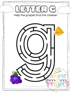 Letter g printable, g worksheets, instant download, g preschool, toddlers, g coloring page, g uppercase, g lowercase, abc kindergarten, letter g phonics, letter g handwriting, letter g tracing, letter g pdf