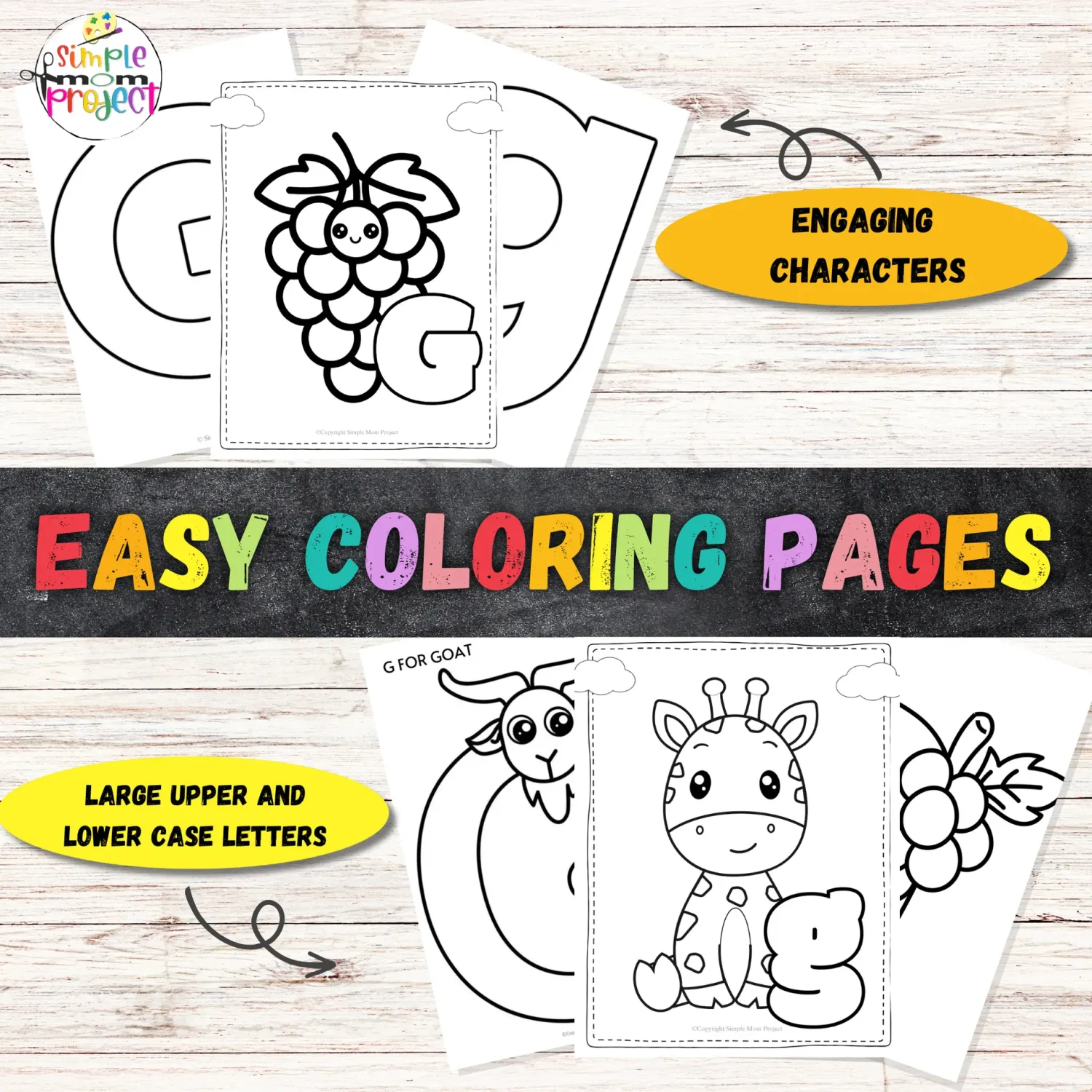 Looking for easy and fun alphabet crafts? Check out these letter G templates that are simple enough for young children! The package includes both black & white and colorful cut-and-paste templates, featuring a funky giraffe and a grape drawing. These crafts are enjoyable and educational, encouraging creativity. Kids can cut, glue, and personalize their creations with colors and decorations. Ideal for quality time at home or in classrooms, grab your letter G template set and let the artistic fun begin!