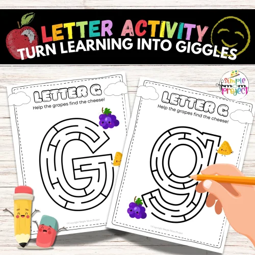 Looking for easy and fun alphabet crafts? Check out these letter G templates that are simple enough for young children! The package includes both black & white and colorful cut-and-paste templates, featuring a funky giraffe and a grape drawing. These crafts are enjoyable and educational, encouraging creativity. Kids can cut, glue, and personalize their creations with colors and decorations. Ideal for quality time at home or in classrooms, grab your letter G template set and let the artistic fun begin!