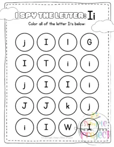 Letter i printable, i worksheets, instant download, i preschool, toddlers, i coloring page, i uppercase, i lowercase, abc kindergarten, letter i phonics, letter i handwriting, letter i tracing, letter i pdf