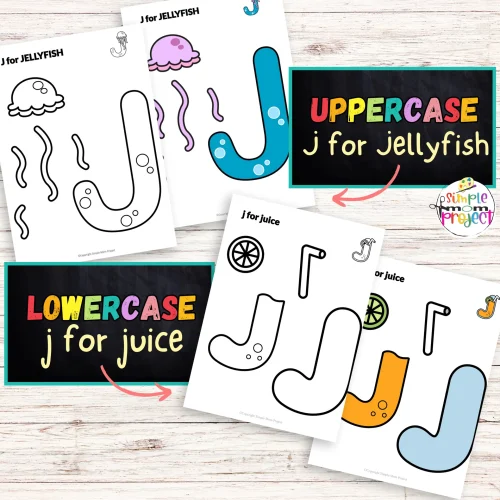 This printable letter J craft pack makes learning fun for kids by helping them master the /J/ sound and write the letter J in both uppercase and lowercase. The templates allow children to create quirky puppets and explore jellyfish facts, turning crafting into an entertaining activity for the whole family. Parents and kids can enjoy a bonding experience while being creative with minimal preparation needed. Grab the letter J template set today for a delightful and educational crafting adventure!