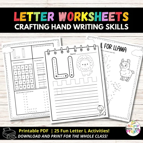 Engage kids with fun printable letter L craft templates and worksheets! This bundle boosts scissor skills for preschoolers and allows toddlers to enjoy coloring. Finished creations can serve as decorations or puppets. These activities keep children busy while you manage chores, encouraging creativity with colors and crafts. Enjoy quality bonding time as these educational crafts spread joy. Grab your downloadable letter L templates today and start crafting!