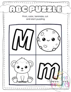 Letter m printable, m worksheets, instant download, m preschool, toddlers, m coloring page, m uppercase, m lowercase, abc kindergarten, letter m phonics, letter m handwriting, letter m tracing, letter m pdf