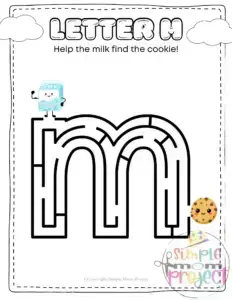 Letter m printable, m worksheets, instant download, m preschool, toddlers, m coloring page, m uppercase, m lowercase, abc kindergarten, letter m phonics, letter m handwriting, letter m tracing, letter m pdf