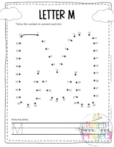 Letter m printable, m worksheets, instant download, m preschool, toddlers, m coloring page, m uppercase, m lowercase, abc kindergarten, letter m phonics, letter m handwriting, letter m tracing, letter m pdf