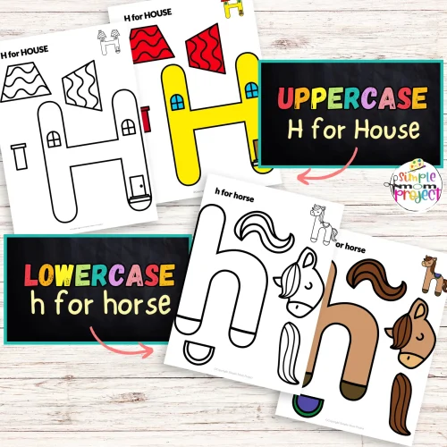 Explore fun with letter H craft templates for young artists! This bundle includes 25 printable crafts featuring the letter H and hippos, along with coloring pages. These projects enhance motor skills and creativity while kids create puppets and art. Perfect for home or classroom use, they blend playtime with educational value. Get your letter H template set for endless crafting adventures!