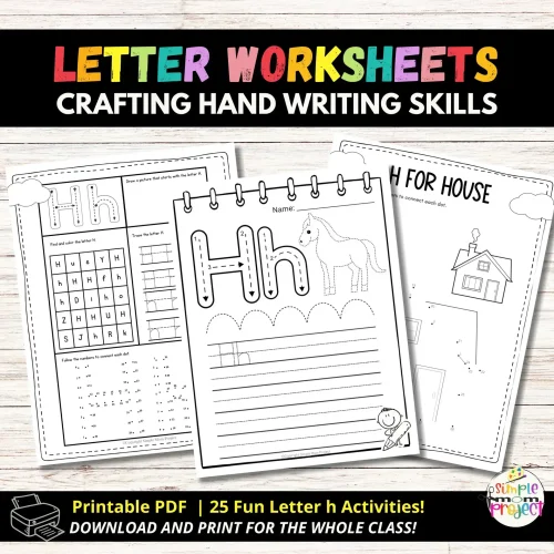 Explore fun with letter H craft templates for young artists! This bundle includes 25 printable crafts featuring the letter H and hippos, along with coloring pages. These projects enhance motor skills and creativity while kids create puppets and art. Perfect for home or classroom use, they blend playtime with educational value. Get your letter H template set for endless crafting adventures!